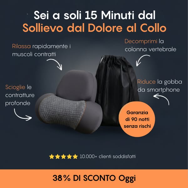 Sollievo dal dolore cervicale