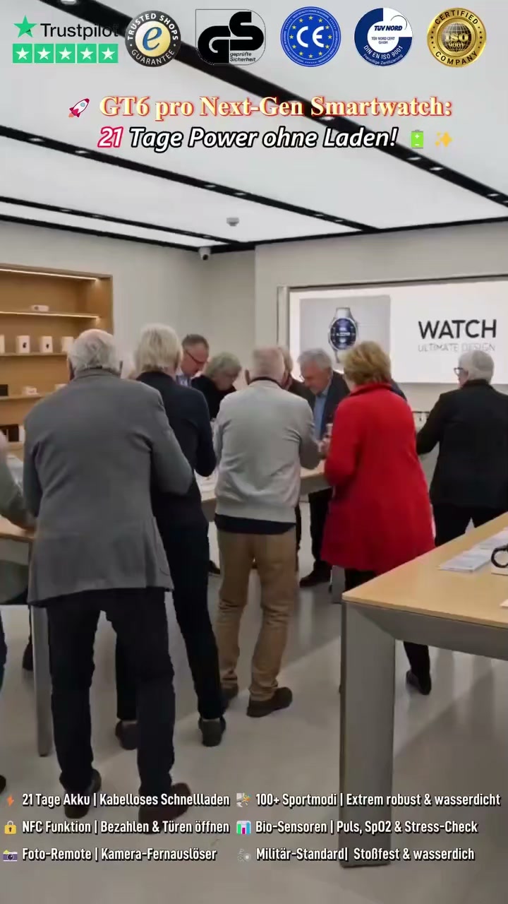 Kein schmerzhaftes Fingerstechen mehr! Smartwatch zur Blutzucker‑ & Blutdruckmessung‼