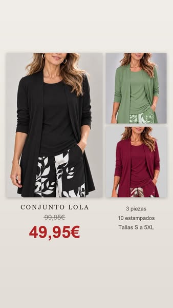 Conjunto Lola · 49,95 €