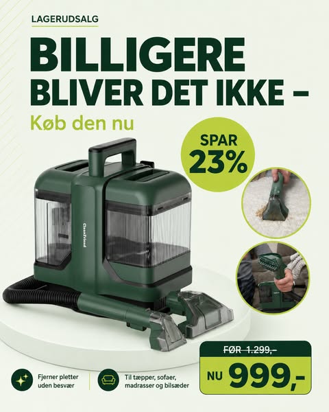 Spar 23% på SpotCleaner™