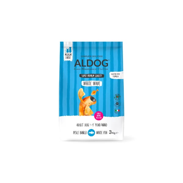 ALDOG WHITE WAVE Crocchette Medio/Grandi - 3 Kg