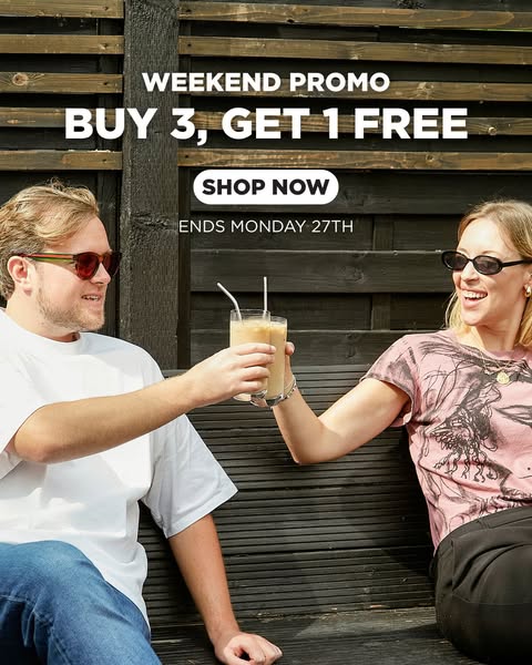 Buy 3 Get 1 Free - This Weekend Only