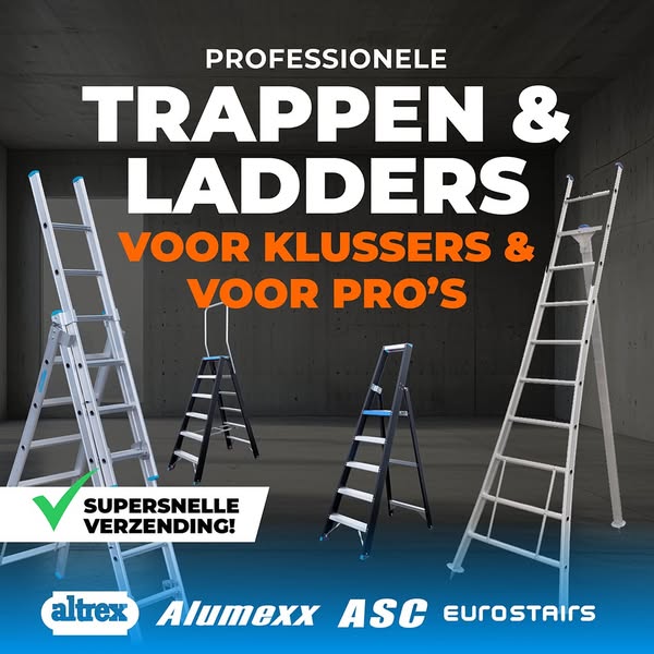 Ladders & trappen voor iedere werksituatie