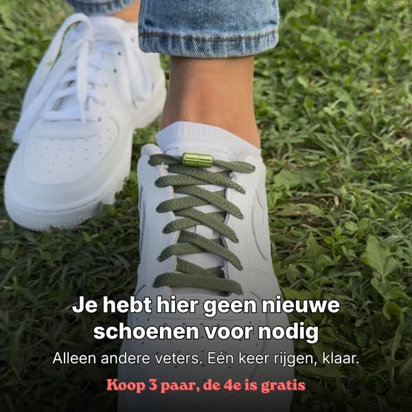 Geen nieuwe schoenen nodig