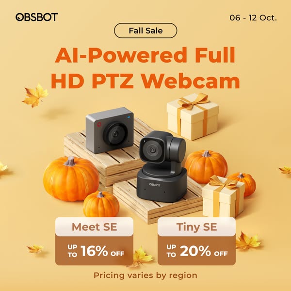 OBSBOT Fall Sale