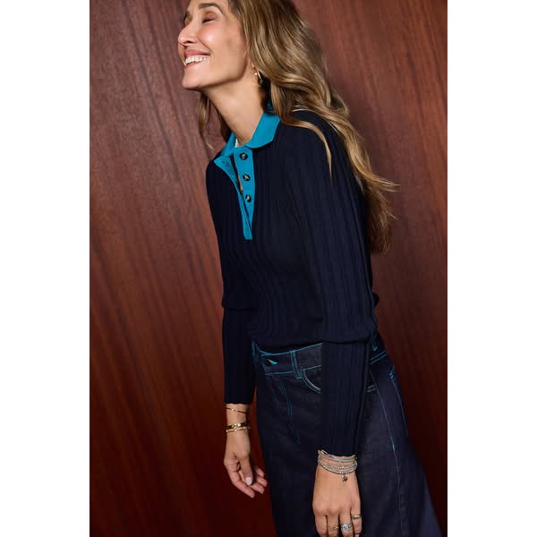 LEMONIE POLO NAVY
