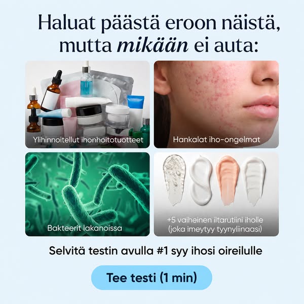 Ihonhoitosi tärkein tuote, joka poistaa bakteerit eikä kasvata niitä