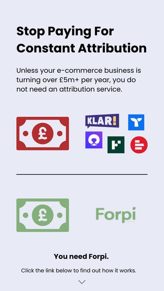 Stop paying for constant attribution