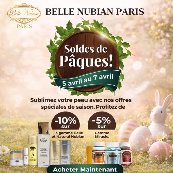 Soldes de Pâques : Jusqu’à –10%