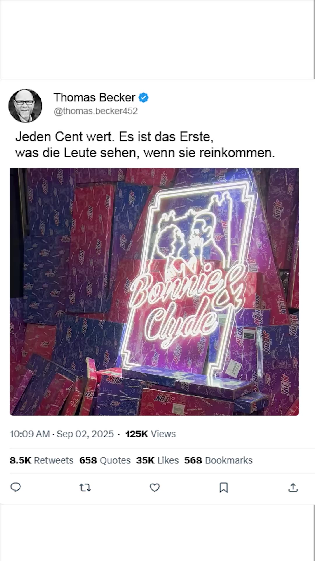 Anúncio de Neon Company