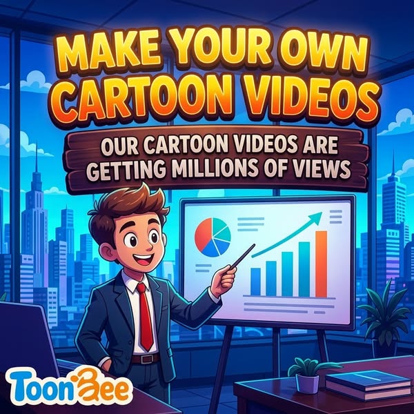 2D & 3D Cartoon Videos With Only 3 Clicks