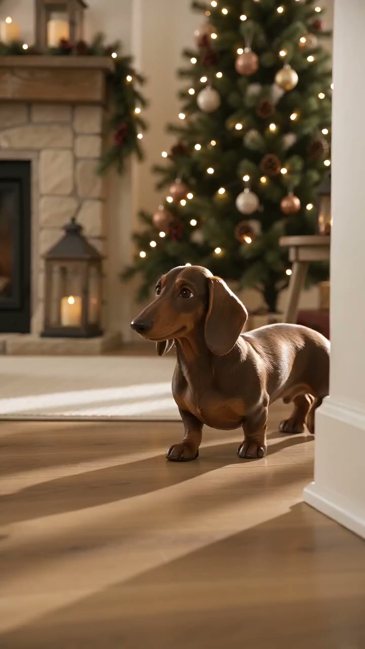 Geef Je Huis Een Warme Teckel Kerstsfeer