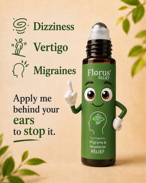 Dizzy, Vertigo, or Migraines? Apply Me Behind The Ears To Stop It.