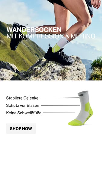 Wandersocken mit Merino