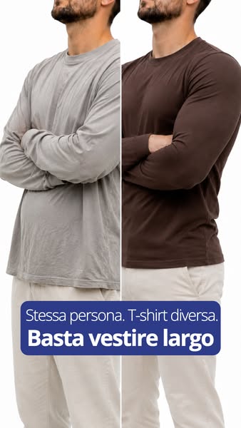 Stai meglio senza vestirti con la taglia in più