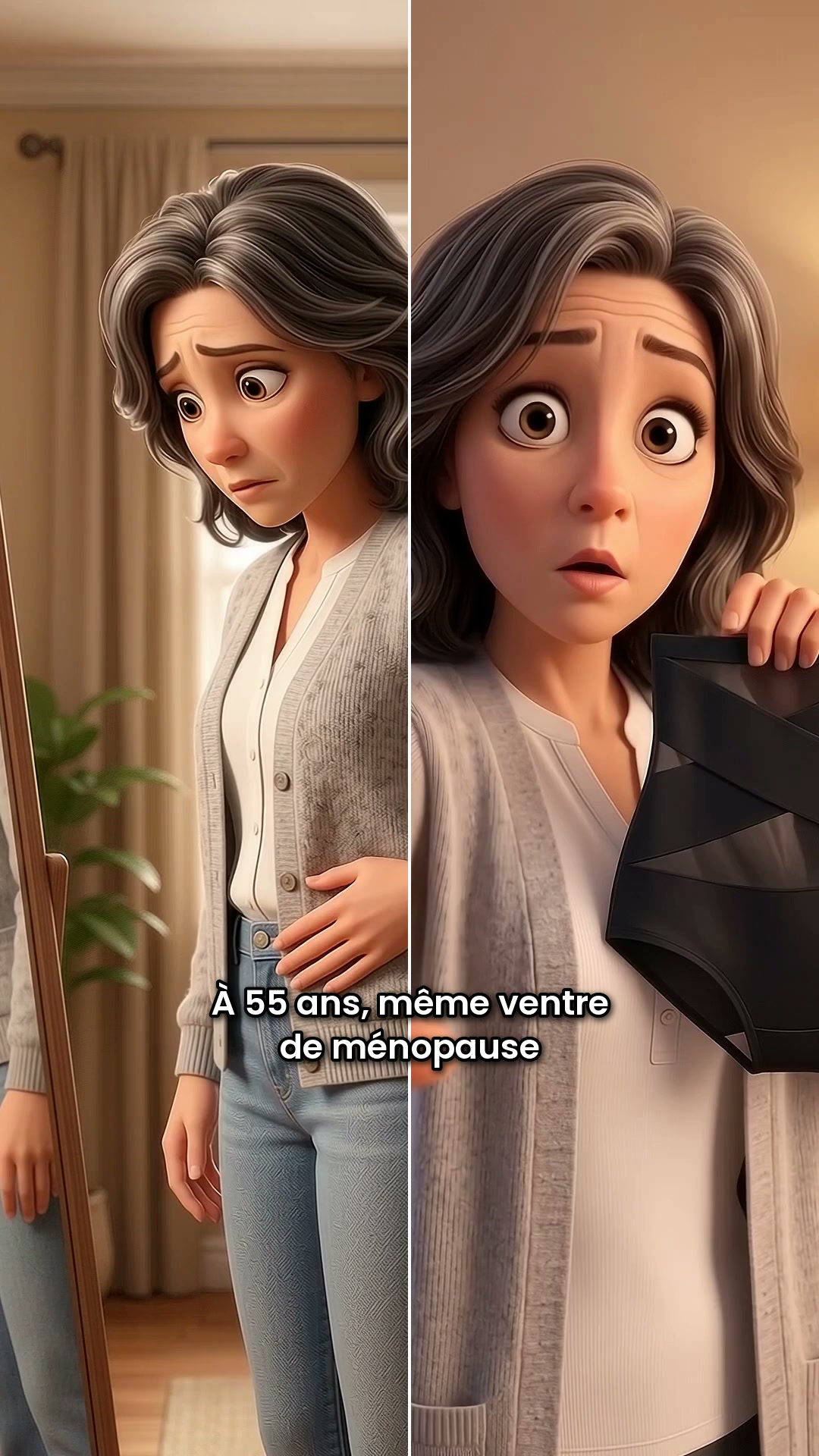 Lissez le ventre de la ménopause, instantanément