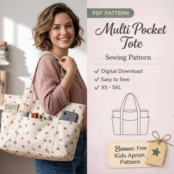90% Off Tote Bag Sewing Pattern