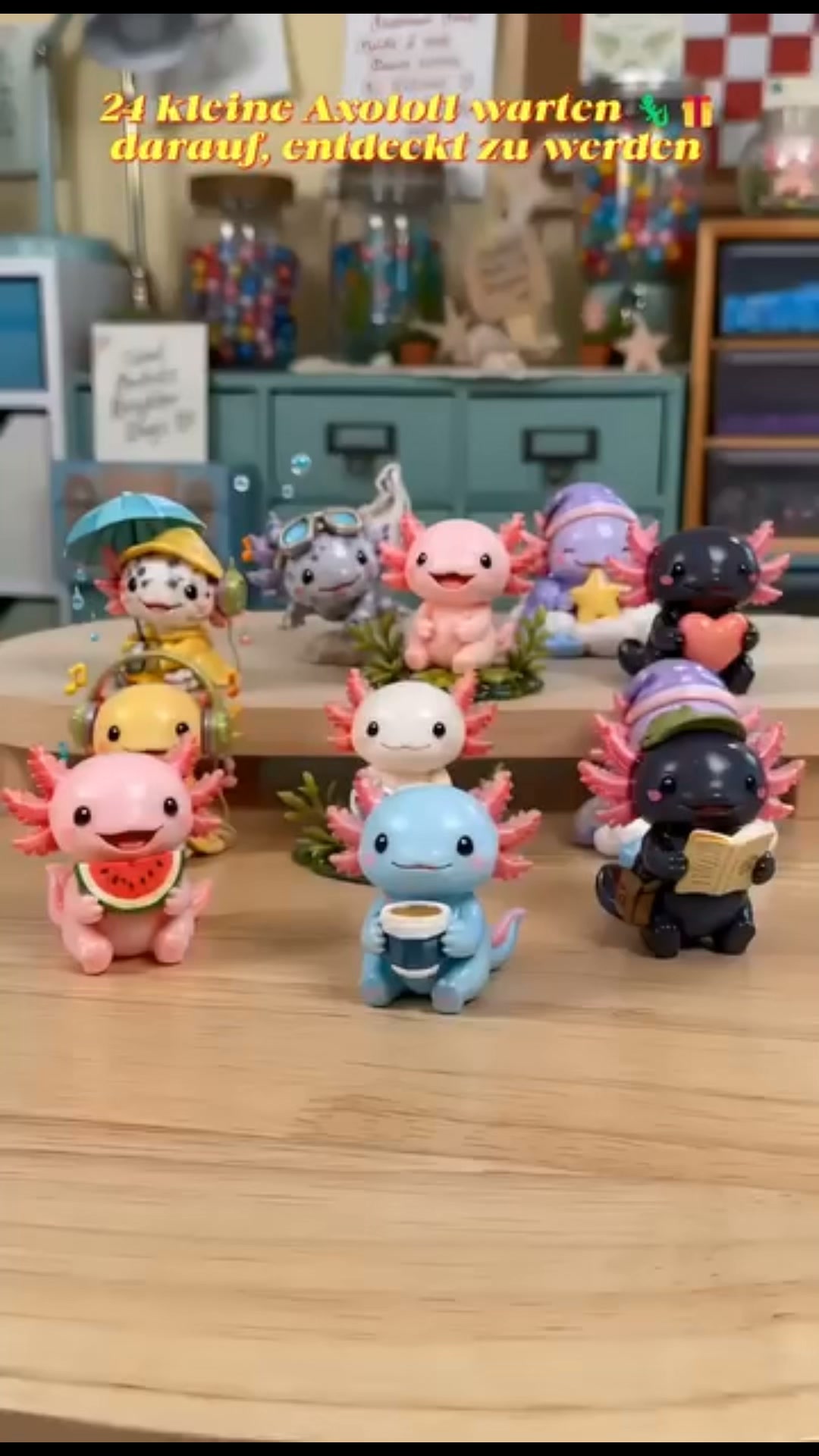Axolotl-Adventskalender 2026 – 24 süße Überraschungen bis Weihnachten!