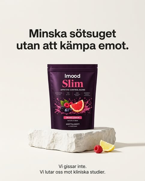 Minska sötsuget. Gå ner i vikt.