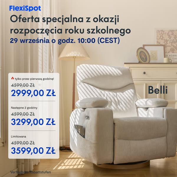 Sprawdź ofertę i wybierz Belli dla jeszcze większego komfortu!