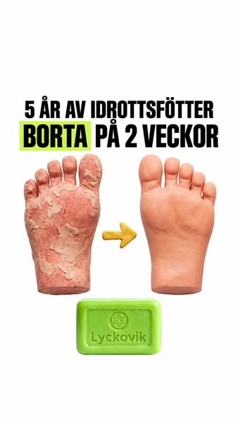 Äntligen fri från fotsvamp
