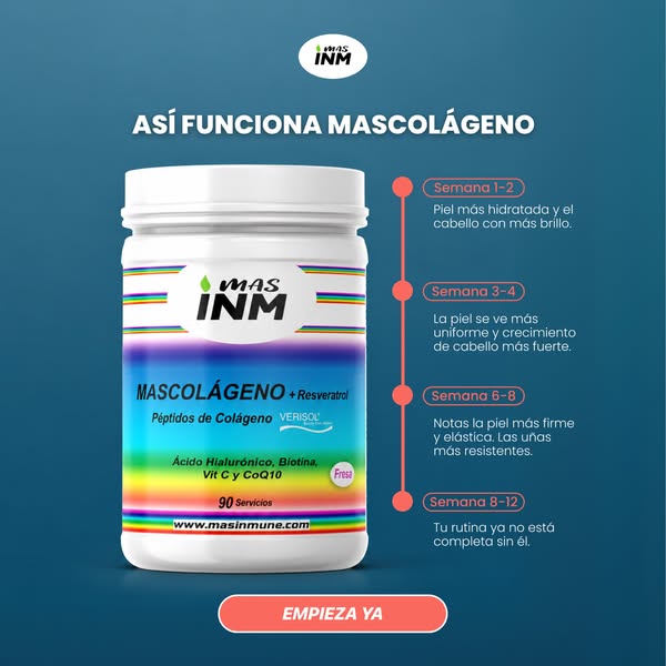 El colágeno que sí notas. En 5 minutos.