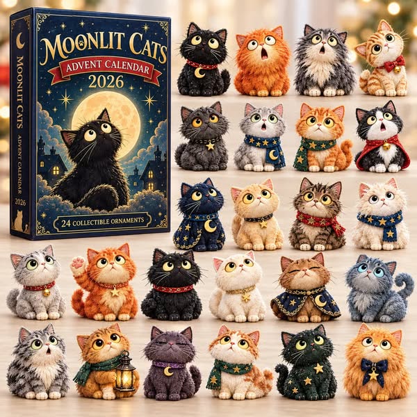 Moonlight Cat Magic Advent Calendar 2026 GFTOHNL4051 - Pack 1