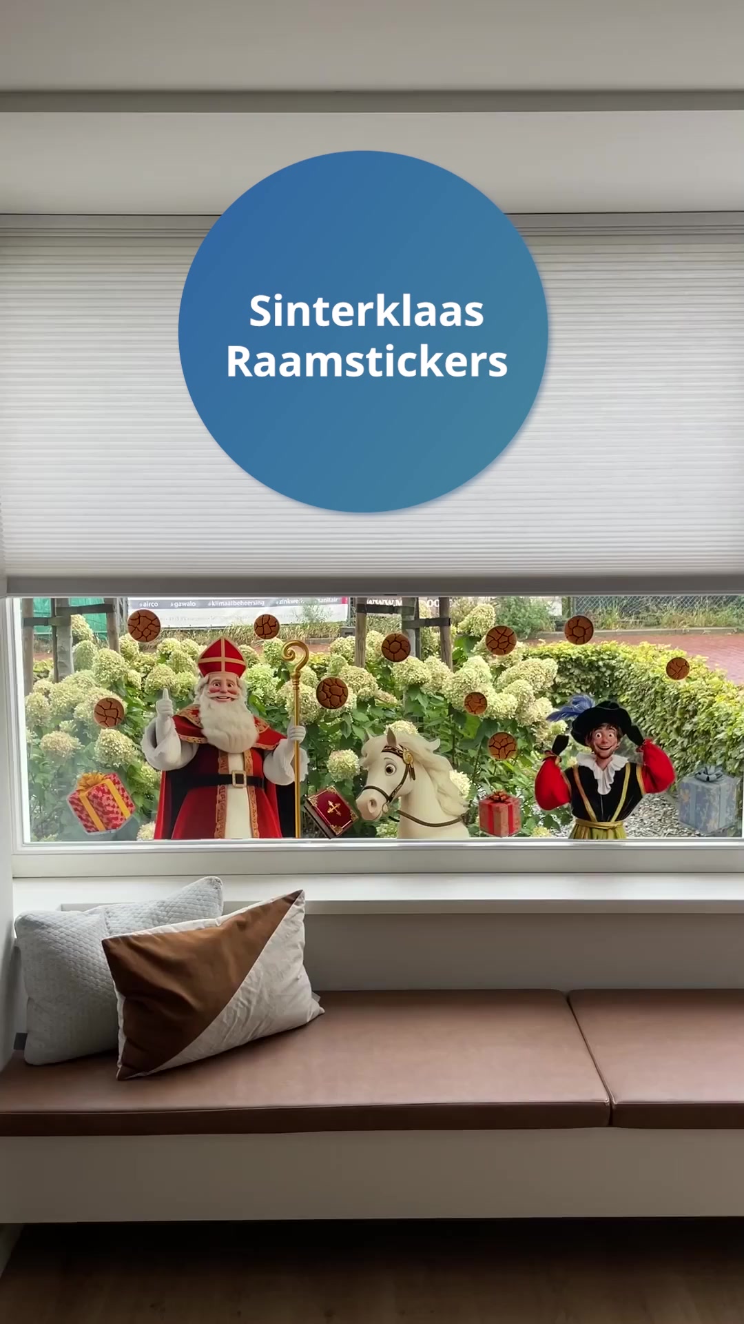Bestel Sinterklaas raamstickers