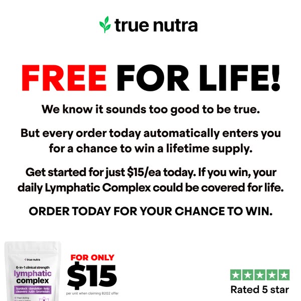 FREE for Life?! Ends soon.