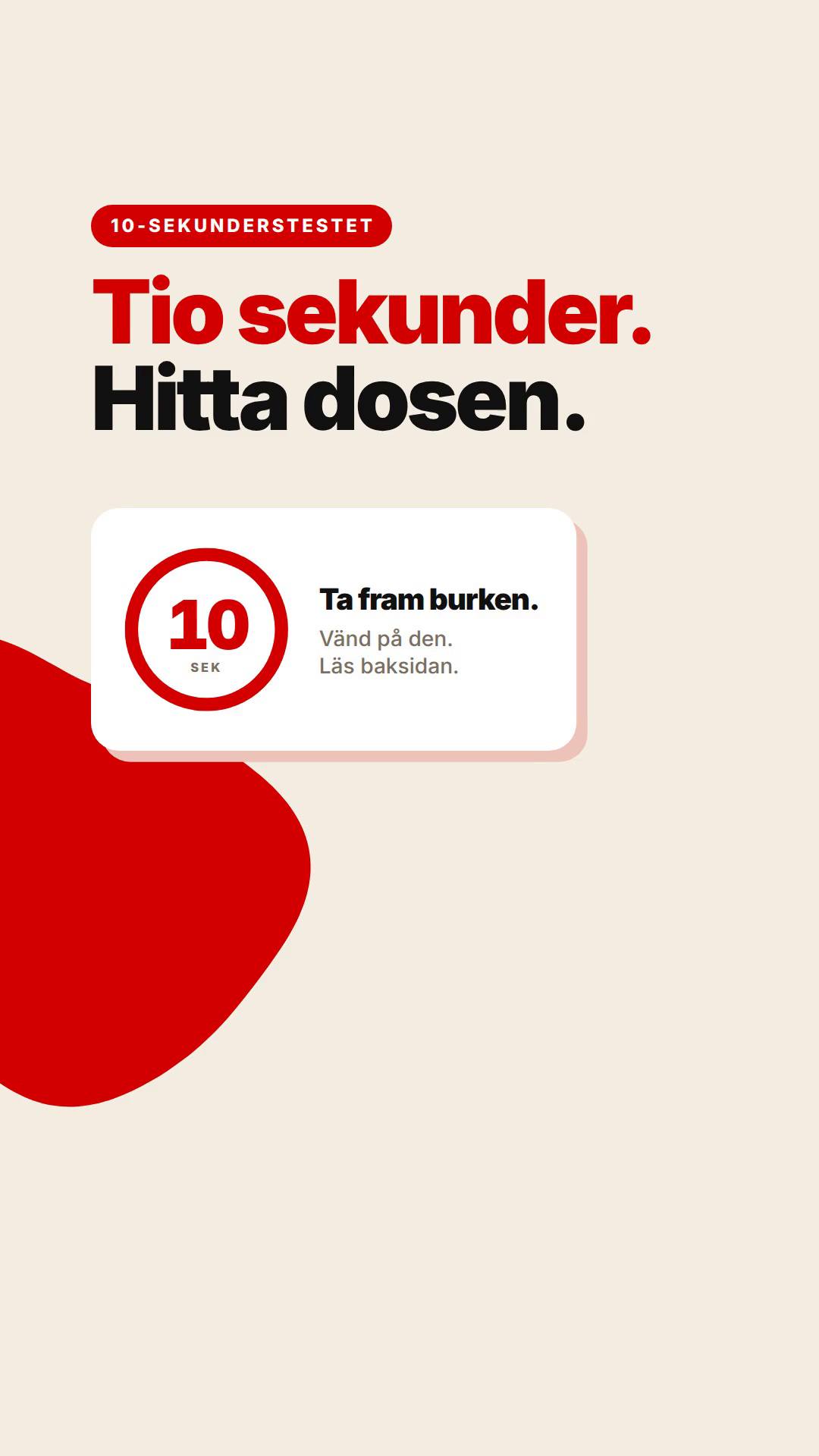 Rätt dos av rätt saker.