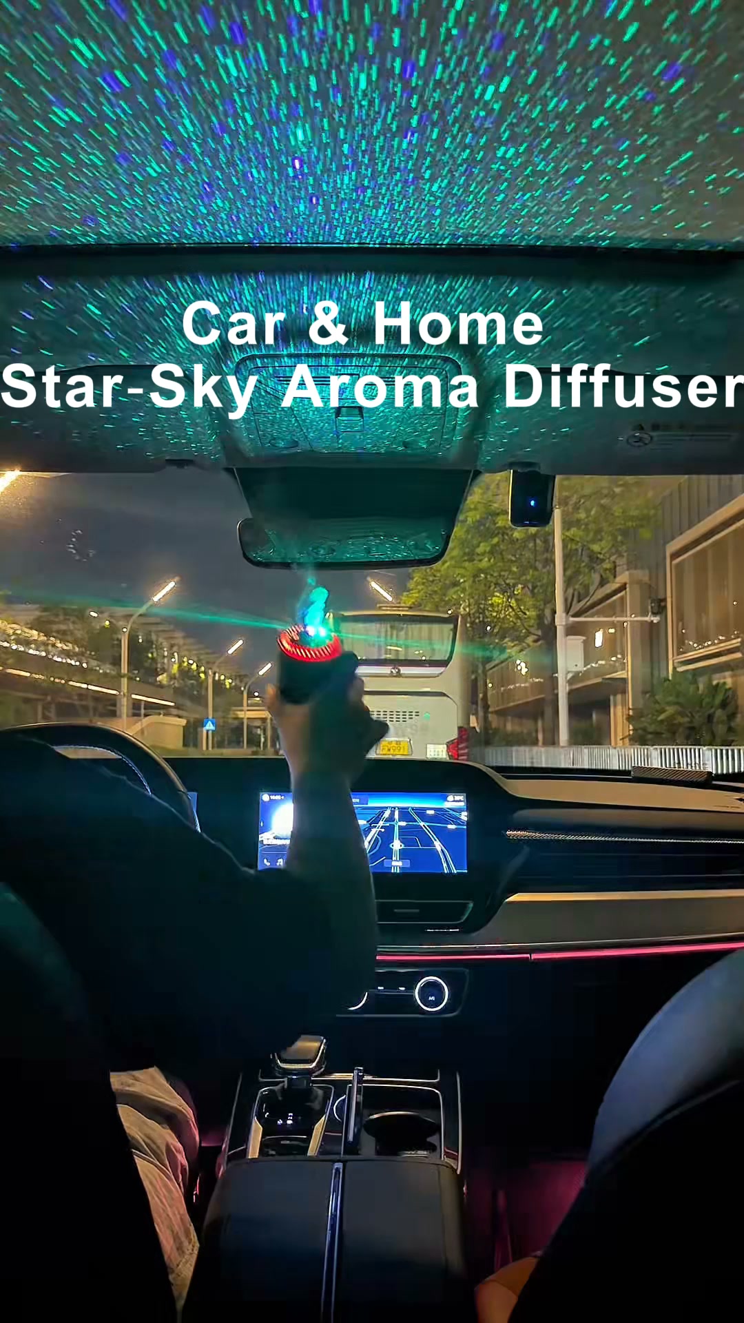 Star‑Sky Aroma Diffuser For Car & Home