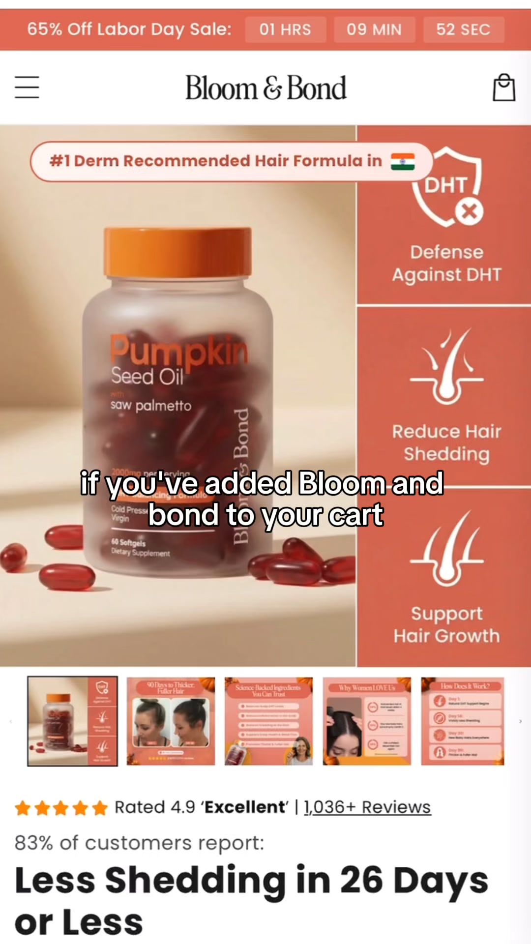 Thicker, Fuller Hair — Naturally