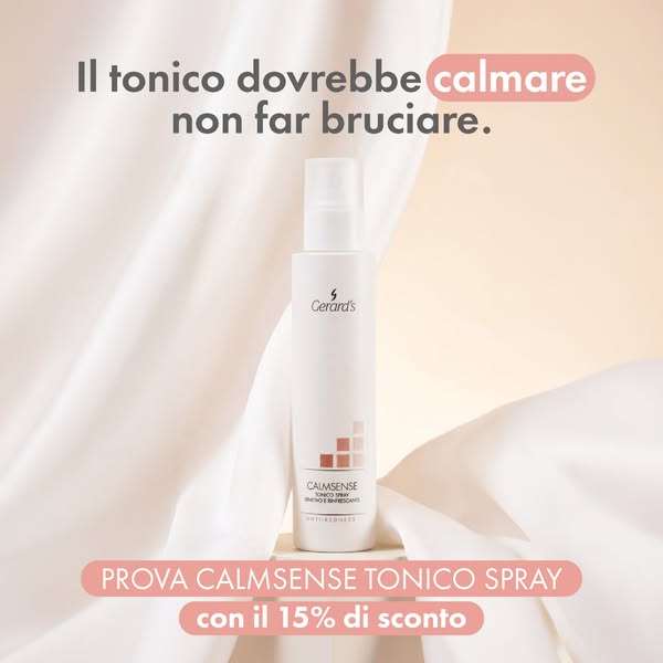 Il tonico spray per pelli sensibili e reattive