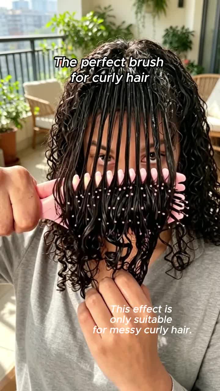 New Curly Hair Brush