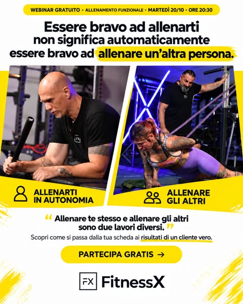 Webinar Certificazione Funzionale FitnessX