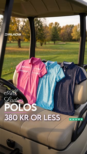 ALL LADIES GOLF POLOS 380 KR OR LESS