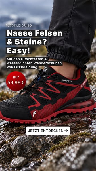 Rutschfeste Wanderschuhe für nur 59,99 €!