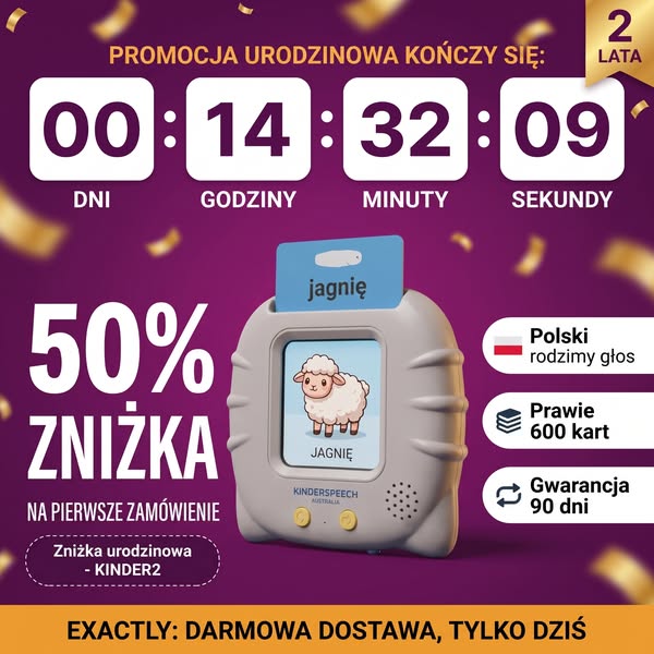 OSTATNIE DNI! KinderSpeech kończy 2 lata