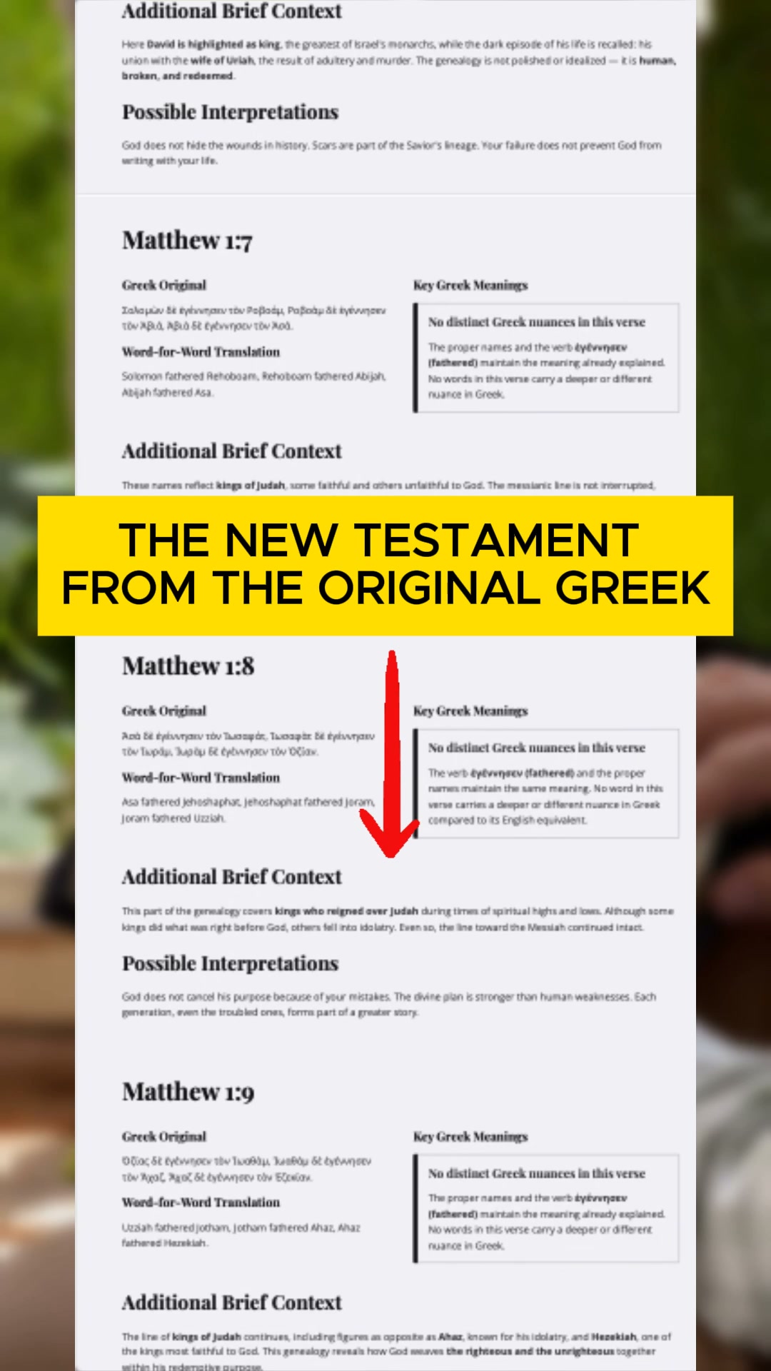 Discover the power of the New Testament’s Original language