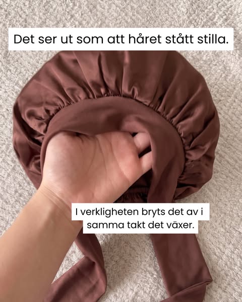 Ditt hår växer. Men skyddas inte.