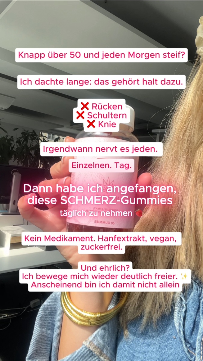 Schmerz-Gummies für nur 29€