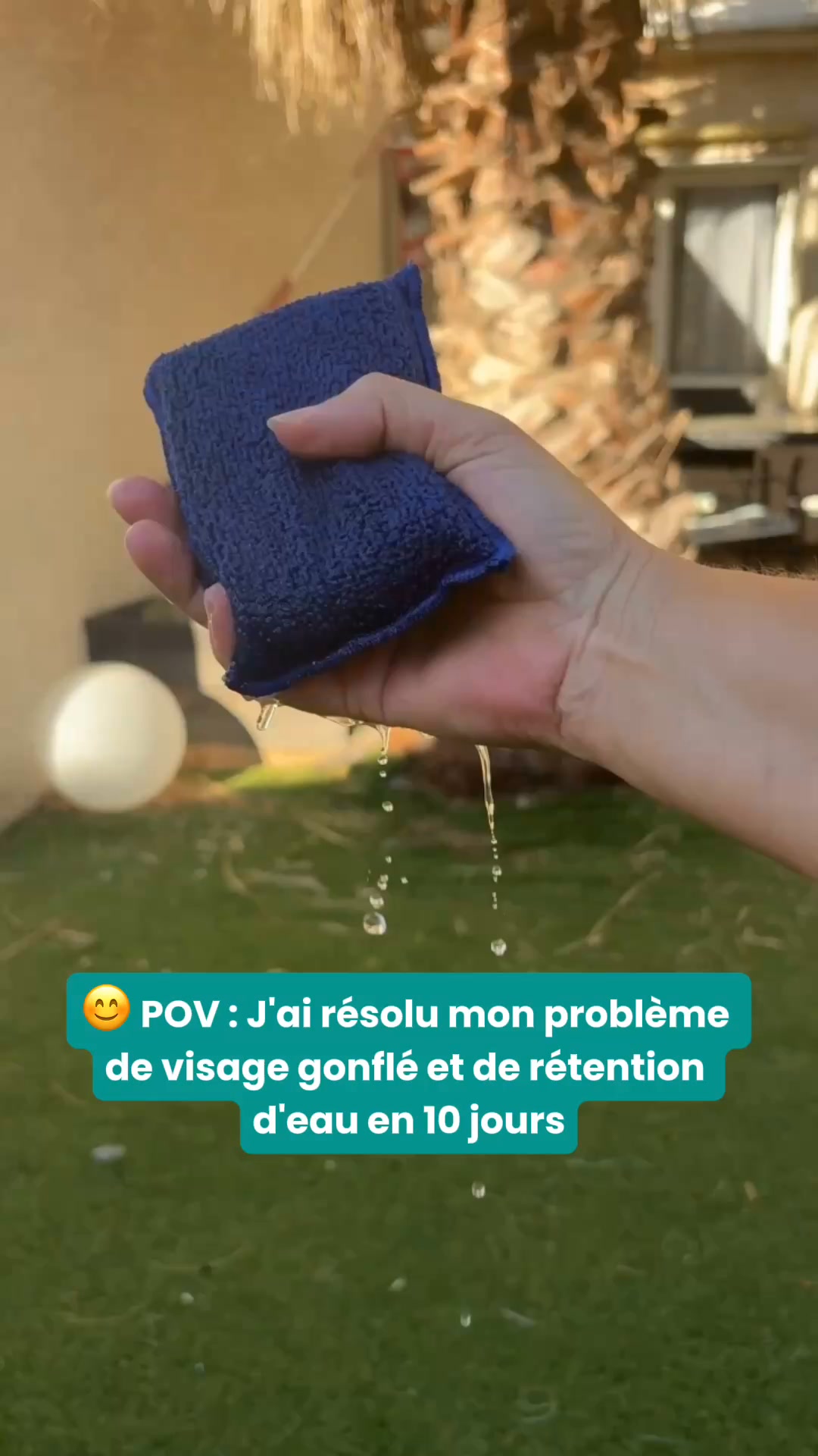 2 minutes par jour = peau plus ferme & moins de gonflements.