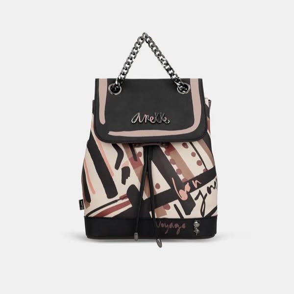 Plecak damski z klapką - ANEKKE ANEKKE MADEMOISELLE PARISIAN 41815-173