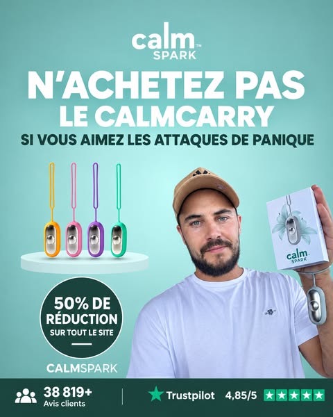 CalmSpark : Profitez de -50 % en ce moment !
