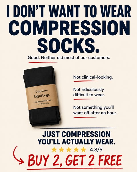 Buy 2, Get 2 Free! LightLeg Compression Socks