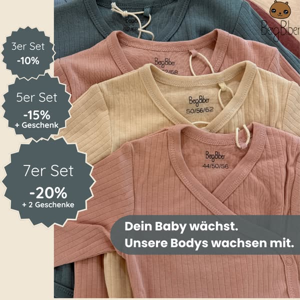 Unser Baby Body ist zurück – in 4 Farben & 3 Varianten!