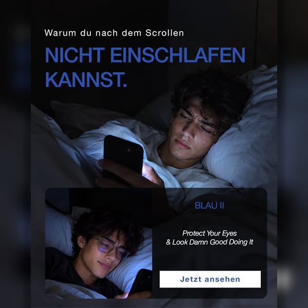 1+1 GRATIS: BLAU II Blaulichtfilterbrille