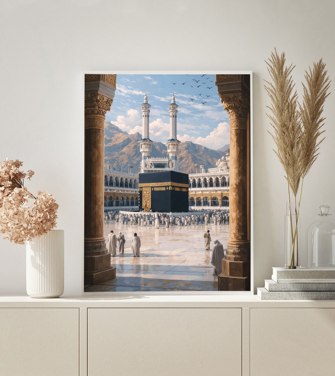Wunderschönes Kaaba Kunstwerk selbst malen
