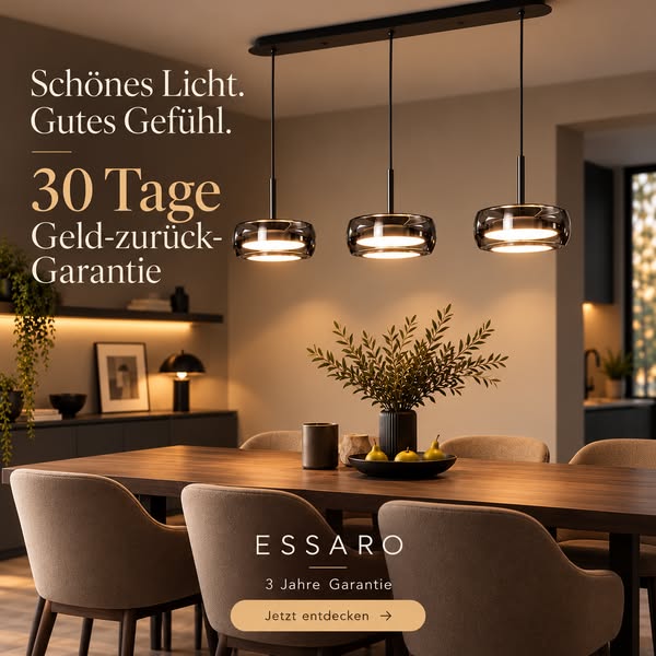 Licht für dein Zuhause. Ausgewählt für dein Gefühl.