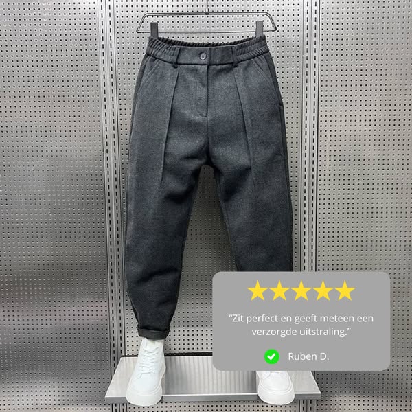 Tobin | Getailleerde Katoenen Broek